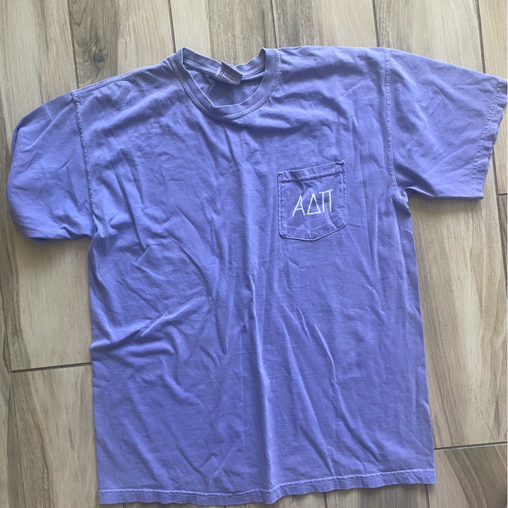 Men's Purple T-Shirt with Pocket